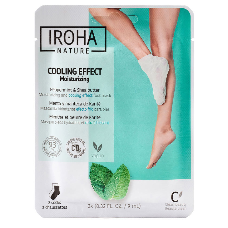 Máscara de Menta Para Pies Mask Peppermint IROHA